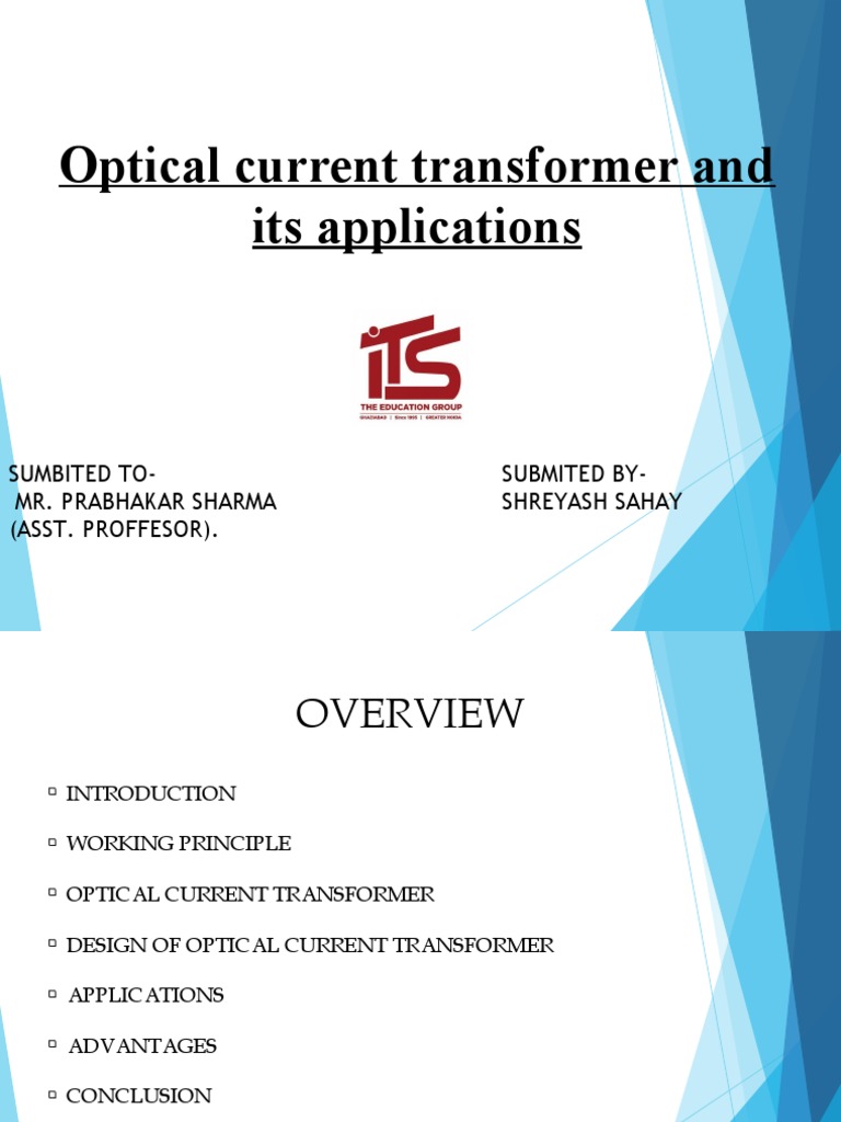 Optical Current Transformer Overview | PDF | Polarization (Waves) | Optics