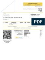 Factura Electrónica: FECHA EMISION: 13/01/2022 Moneda: S/ IGV: 18% Tipo de Pago: Contado