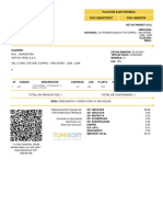 Factura Electrónica: FECHA EMISION: 03/12/2021 Moneda: S/ IGV: 18% Tipo de Pago: Contado