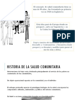 Historia y evolución de la salud comunitaria