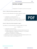 Etude Des Fonctions Numeriques Exercices Corriges Fr 1