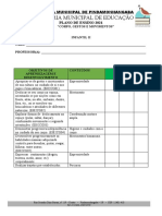 Plano de Ensino Corpo, Gestos e Movimentos Infantil Ii