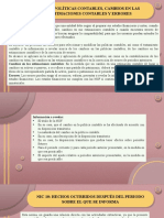 Nic 8: Políticas Contables, Cambios en Las Estimaciones Contables Y Errores