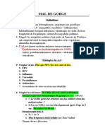 Mal de Gorge - Complement A L - ED - A Lire Car CA Resume La Reference Et Couvre Les Objectifs