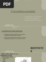 Consultatia prenatala