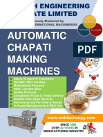 Semi Automatic Chapati Roti Phulka Making Machine Capacity 800 HR