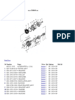 Alternator Parts List