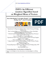 INFO: An Efficient Optimization Algorithm Based On Weighted Mean of Vectors