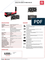 Radeon RX 5500 XT MECH 8G OC: Specifications Features