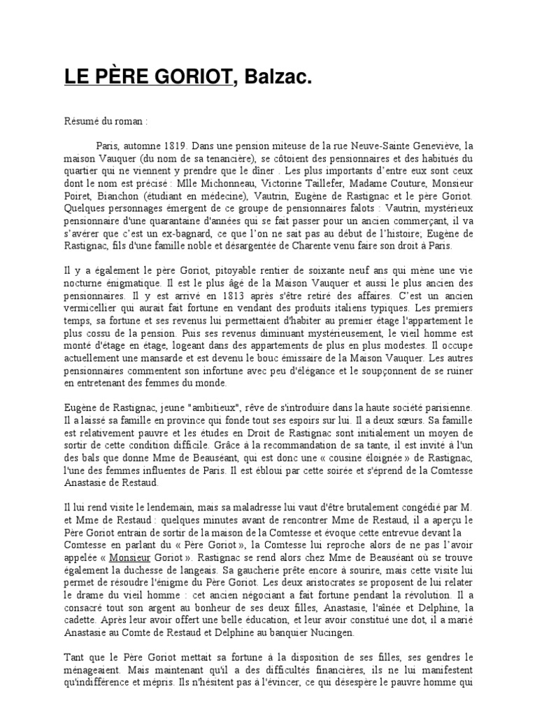 Pere goriot balzac picture