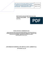 Informe de Mitigación Ambiental