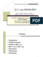 802.11 A/G Ofdm Phy: 802.11 Wireless Networks, Chapter 11 Ofdm Wireless Lans, Part of Chapter 3