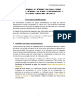 Cálculo de Nóminas III - Nóminas Con Pagas Extras Prorrateadas y Otras