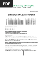 Lifting Plan Symphony Star