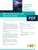 NXP TJA115x Secure CAN Transceiver Family: Securing CAN Communication Without Cryptography