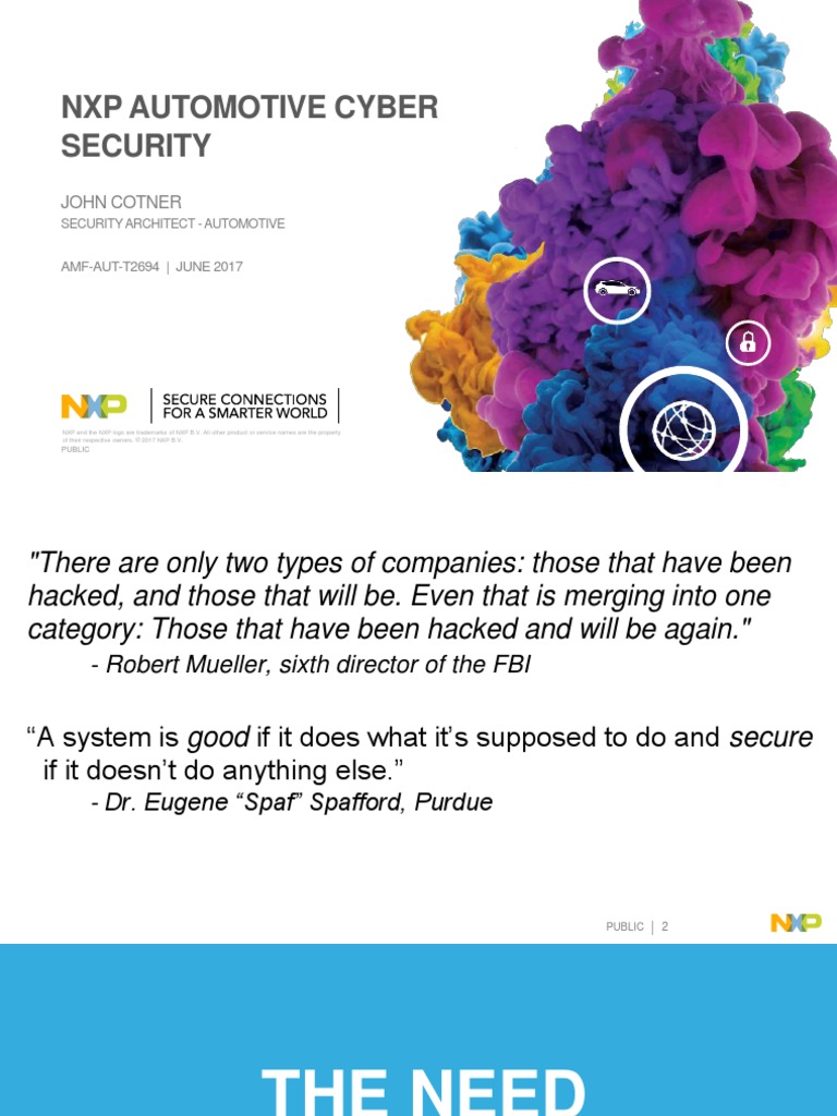 NXP Automotive Cyber Security | PDF | Information Security | Security