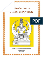 Introduction to Vedic Chanting