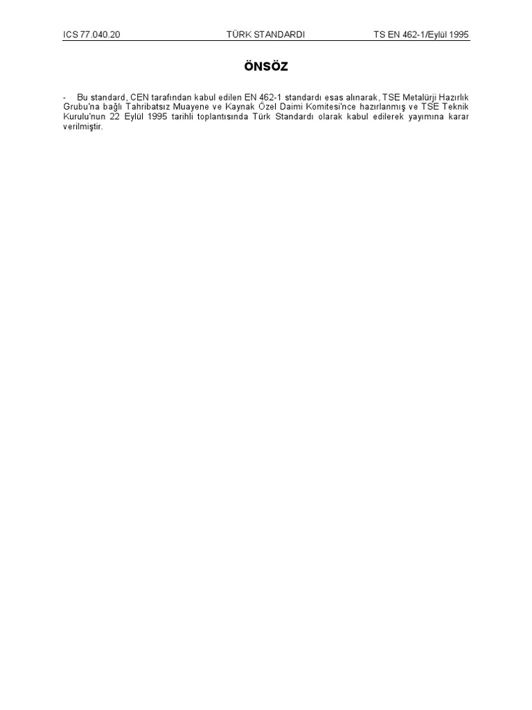 TS en 462-1 | PDF