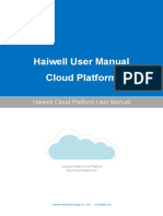 User's Manual of Haiwell Cloud Platform