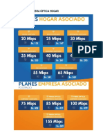 COTAS Internet Por Fibra Óptica Hogar