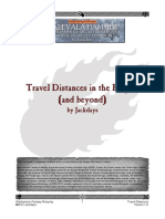 Travel Distances in the Empire