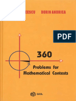 360 Problems For Mathematical Contests PDF