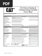 Copie de Start Up and Commissioning Checklist 1