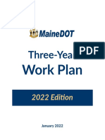 Maine DOT Work Plan 