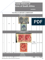 Postal History of The Union of South Africa: Post Offices Aloepoort To Amersfoort
