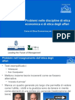 Etica Economica per Domuni Lezione 2