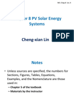 Chapter 8 PV Solar Energy Systems: Cheng-Xian Lin