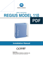 Regius 110 Installation Manual