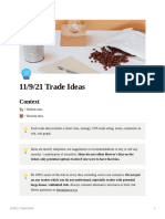Premium Trade Ideas For 11-09-2021