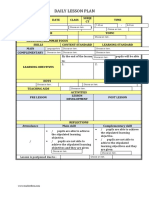 Y1 Y2 Daily Lesson Plan 2018 With Dropdown Menus 1