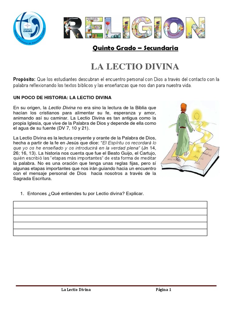 Ficha 04 Quinto Grado de Secundaria PDF Biblia Dios