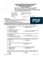 Format Soal Pilihan Ganda 50 Nomer Bentuk Menyamping