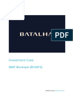 Investment Case BMF Bovespa (BVMF3) : Batalha Capital I 1