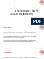 Session 1 (Continued) : The ST Ate and The Economy: School of Economics Fudan University