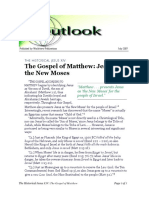 The Gospel of Matthew Jesus As The New Moses
