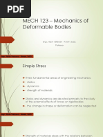 MECH 123 - Mechanics of Deformable Bodies: Engr. Nelia Verzosa - Aman, Ed.D. Professor