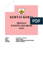 Kertas Kerja Minggu Panitia Sejarah