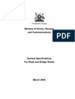 General Specifications For Road and Bridge Works 2005