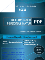 Impuestos - Unidad Iv - Determinacion Islr Personas Naturales