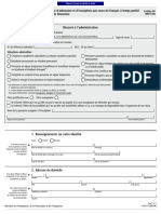 FOR MIFI Inscription Temps Partiel Français A-0592 FP-2021