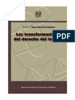 290 - Las Transformaciones Del Derecho Del Trabajo - Alfredo Sánchez Castañeda
