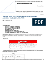 SM M0108408-00 Improved Wiper Switch Is Now Used On Certain 700 Series Articulated Trucks 20jun19