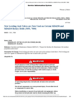 SM M0107477-00 New Leveling Jack Valves Are Now Used On Certain MD6250 and MD6310 Rotary Drills 20jun19