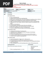 Lesson Plan Operating System