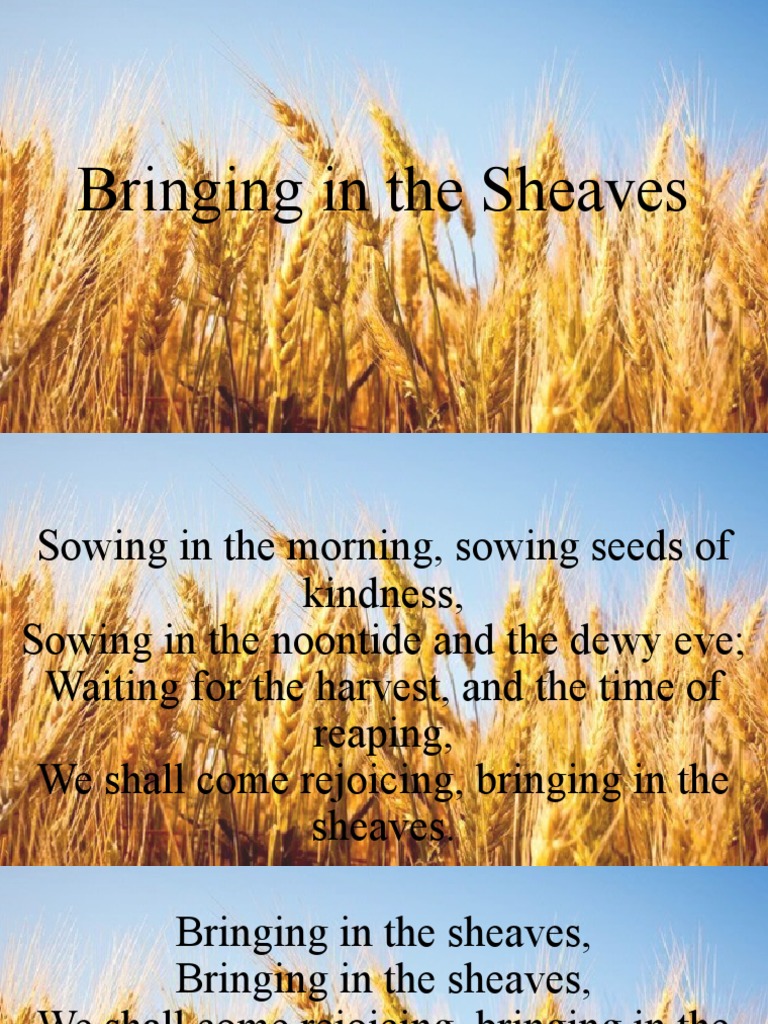 Bringing in The Sheaves PDF