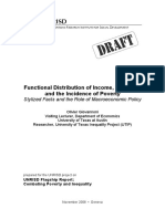 Unrisd: Functional Distribution of Income, Inequality and The Incidence of Poverty
